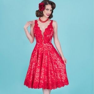 Tatyana Boutique's Estella Dress in Red